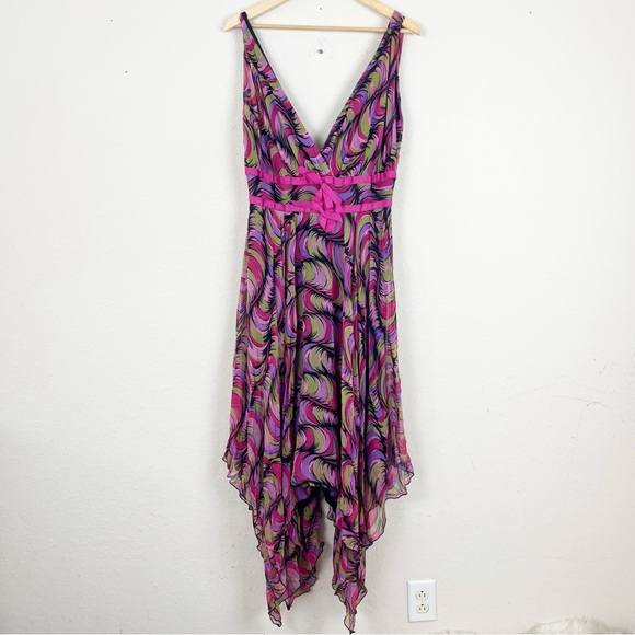 Betsey Johnson Dresses & Skirts - Betsey Johnson Vintage Silk Fairy Y2K Dress Size Large